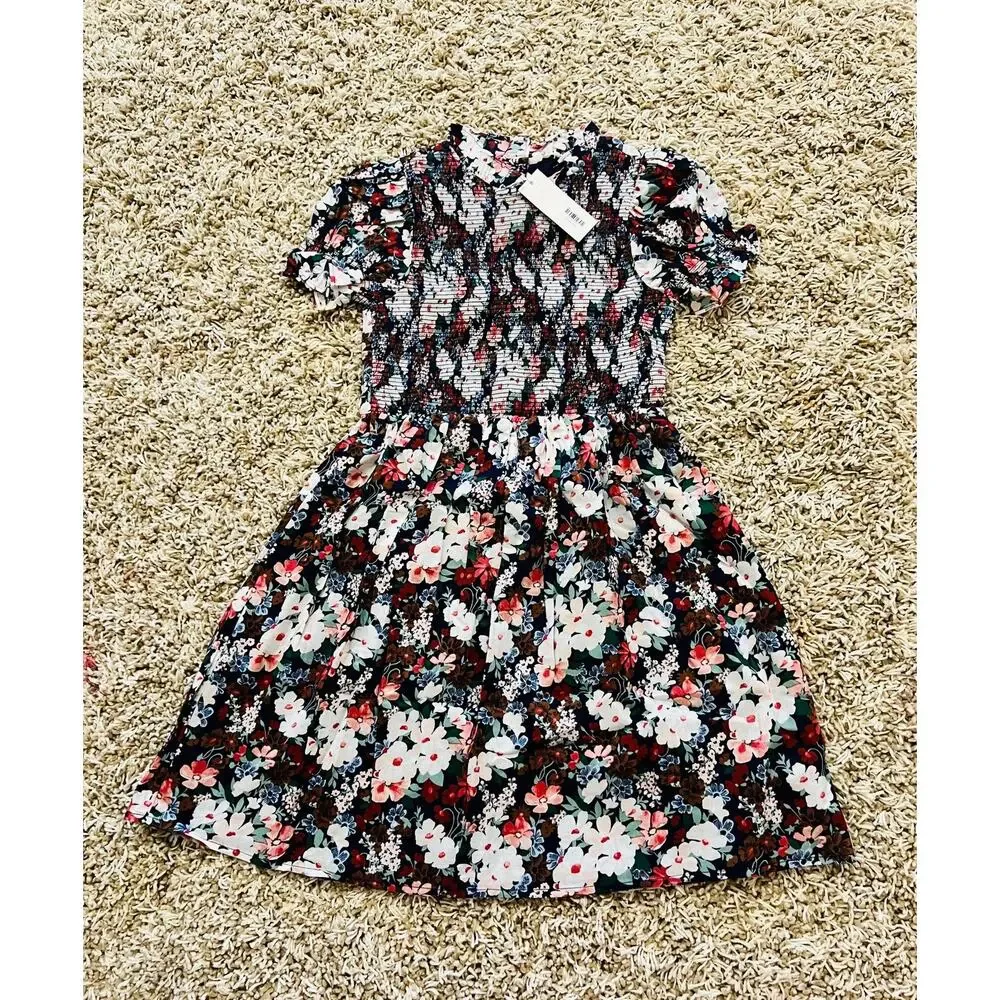 NWT❤️Janie and Jack The Hannah Floral Smocked Dress sz14